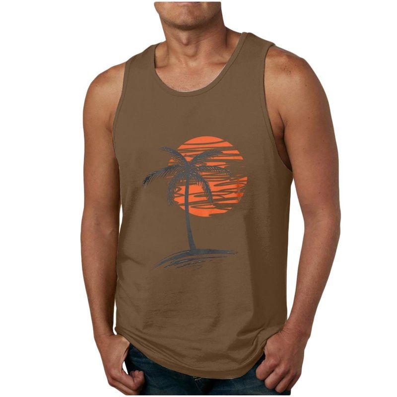 Herren-Freizeitweste im Hawaii-Stil, 3D-gedruckt, Dopamin_voghion.com