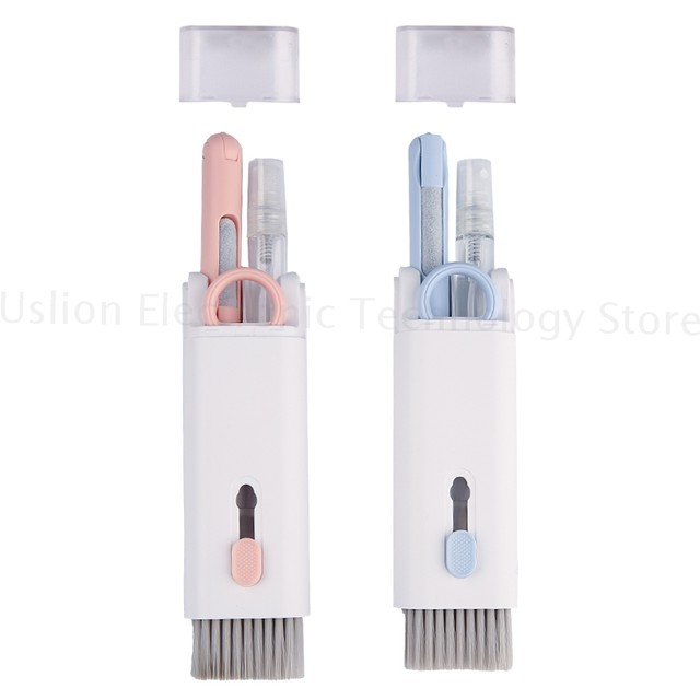 7-in-1-Reinigungsbürsten-Set für Computertastaturen, Kopfhörer-Reinigungsstift für Headsets, iPad-Telefon-Reinigungswerkzeuge, Reiniger, Tastenkappen-Abzieher-Set_voghion.com