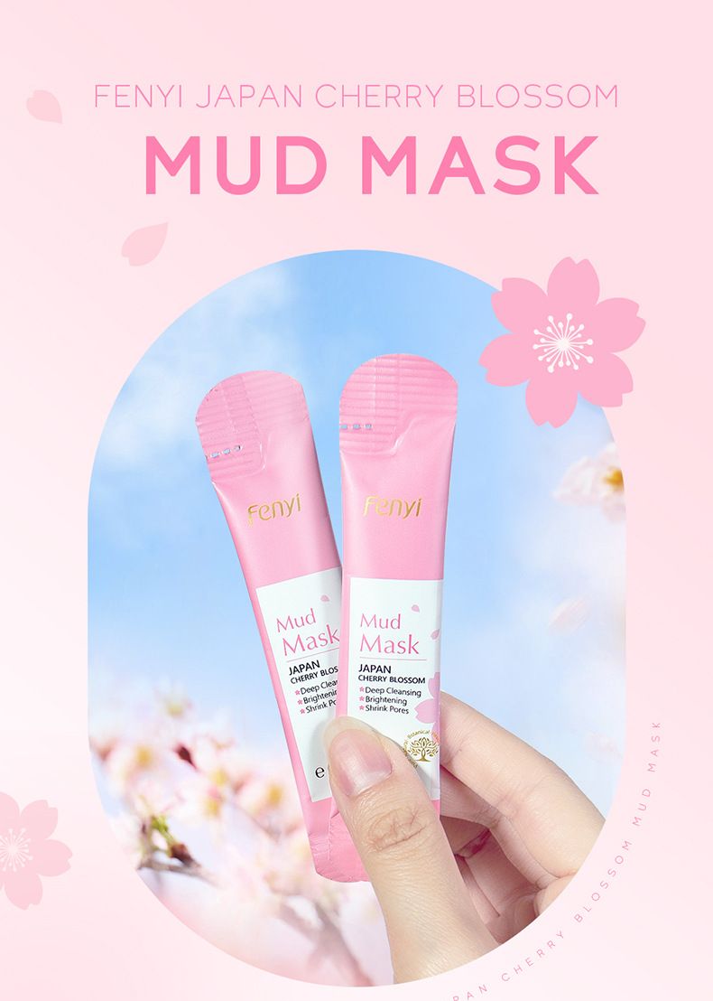 Laikou Laikou Cleansing Mud Mask Kombinace 6 příchutí Čisticí maska Mud FDA Produkty péče o pleť Bahenní maska_voghion.com