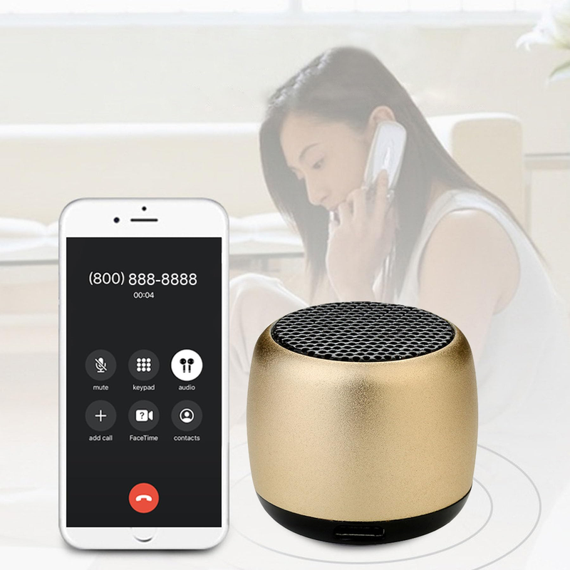 M1 trådlös mini bluetooth högtalare metall liten stål kanon utomhus portabel liten ljud grossist_voghion.com