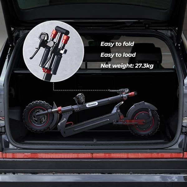 Patinete eléctrico todoterreno ISCOOTER IX5S de 11" con motor de 1000 W y batería de 48 V y 15 Ah_voghion.com