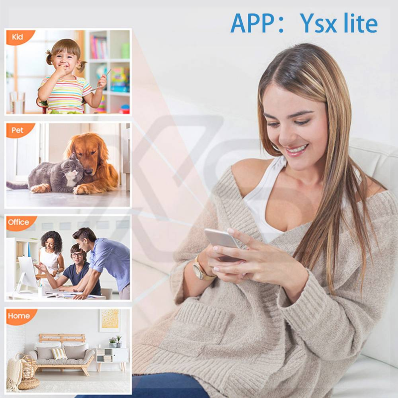 1080P HD Mini Camera WiFi Home Monitor Indoor Safety Security Surveillance Night Vision_voghion.com
