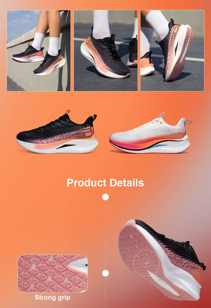 Baasploa Neue Laufschuhe Frauen Lässig Leichte Atmungsaktive Turnschuhe Weibliche Carbon Platte_voghion.com