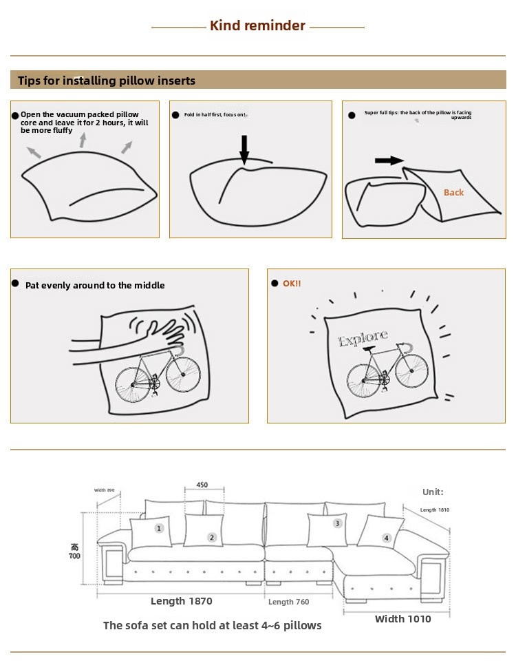 Samt-Kissenbezug mit Glitzer – 45 x 45 cm, luxuriöser Dekokissenbezug für Sofa, Bett und Auto – weicher Plüsch mit Füllung aus PP-Baumwolle (optional)_voghion.com