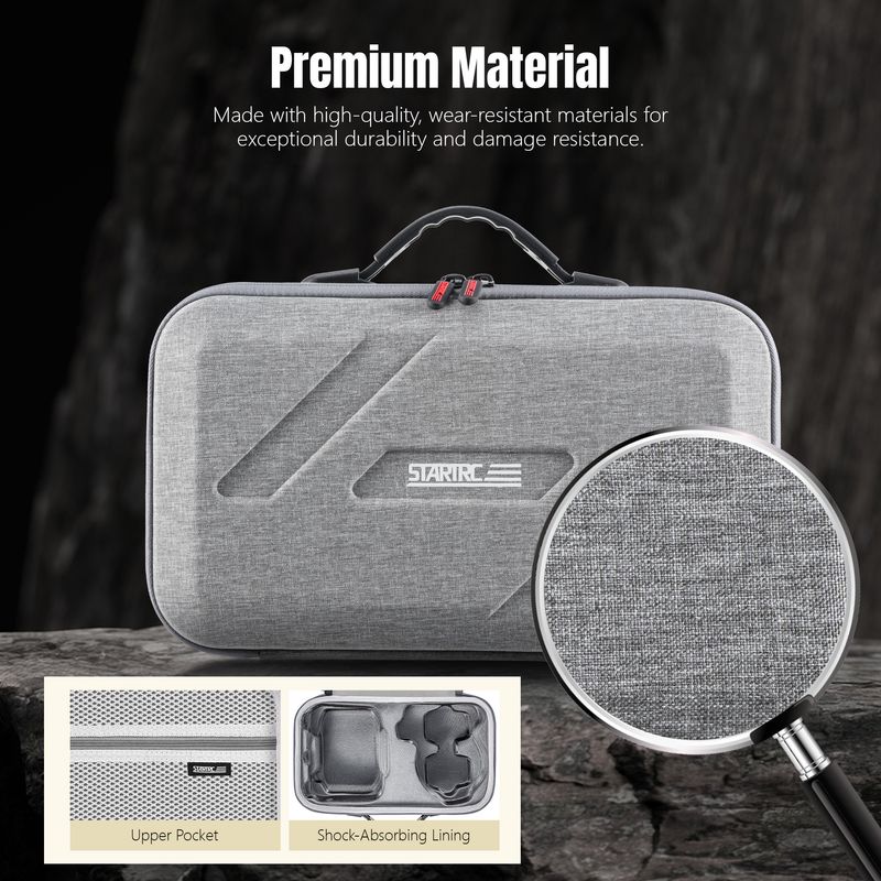 Portable Storage Shoulder Bag For DJI Flip Fly More Combo Carrying Case_voghion.com