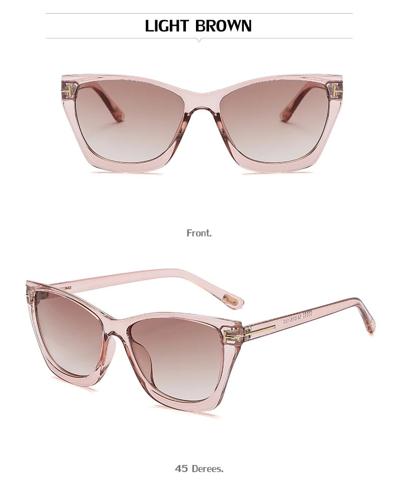 Fashion Vintage Small Cat Eye Sunglasses Women Designer Retro Cateye Sun Glasses for Ladies New Fashion Square Sunglass Female_voghion.com