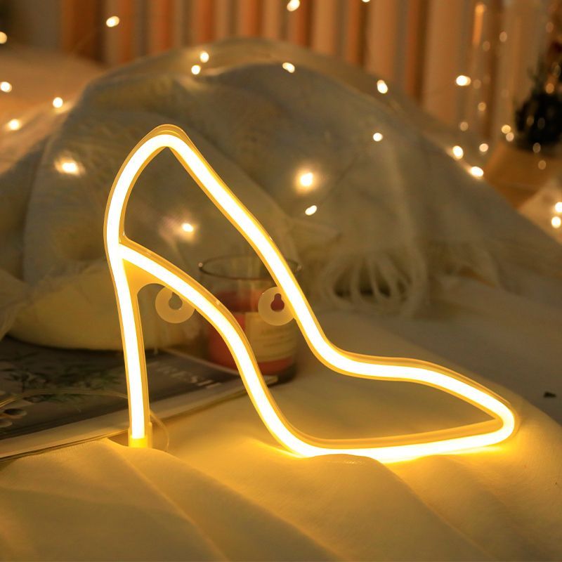 LED Neon Licht Schlafzimmer Kleine Tisch Ins Atmosphäre Wand Hängende Dekoration Gaming Internet Celebrity Bar Lampe_voghion.com