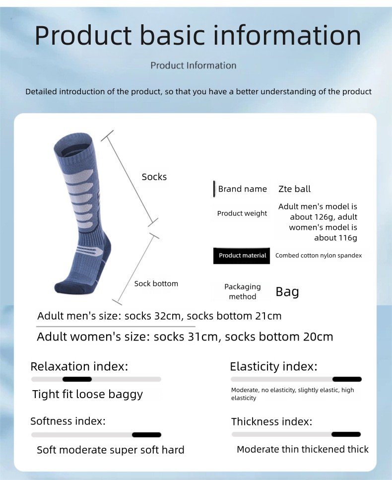 Professionele lange sportschoenen voor heren, warme hoge winterkousen voor dames, verdikte skisokken met handdoekbodem voor buiten_voghion.com