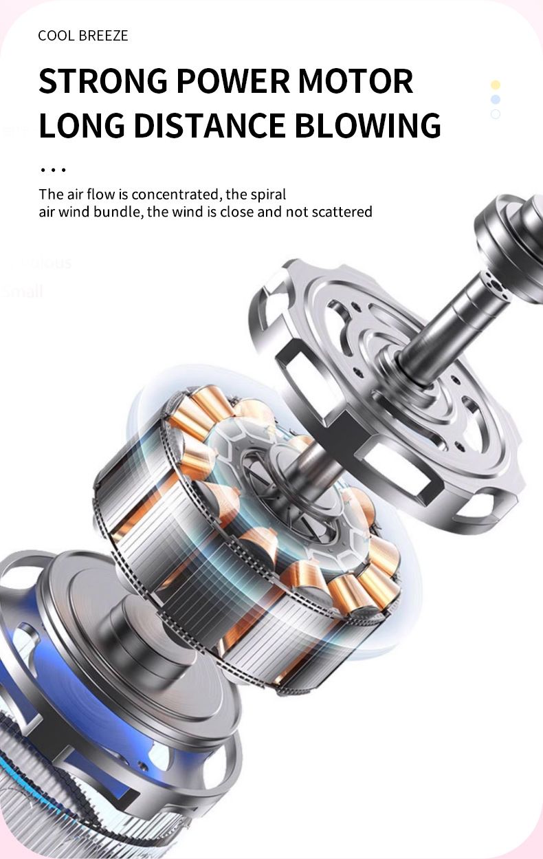 Neu Handheld-Sprühventilator Lüfter Tragbarer kleiner USB-Ventilator Desktop-Ventilator_voghion.com