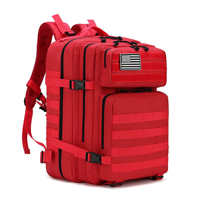 Mochila tática de ataque 3P masculina, mochila multifuncional com capacidade de 45L, camuflagem para esportes de campo, montanhismo, mochila de ombro dupla face_voghion.com