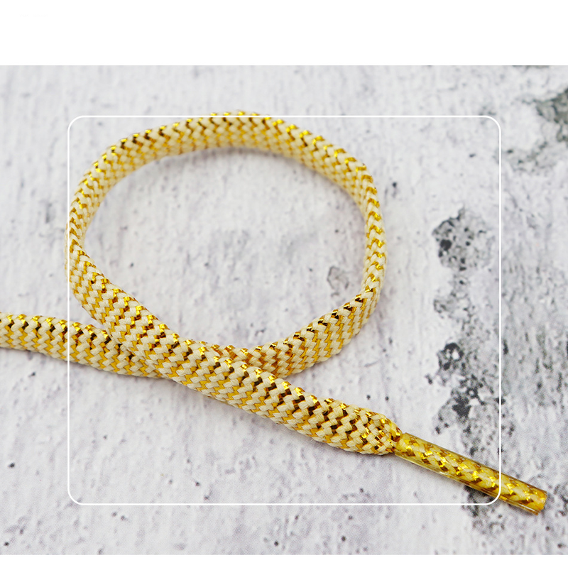 Cordones planos de poliéster con inserción de alambre de metal tipo W de 7 mm para zapatos de lona, zapatos de tabla, zapatos casuales, cuerda_voghion.com