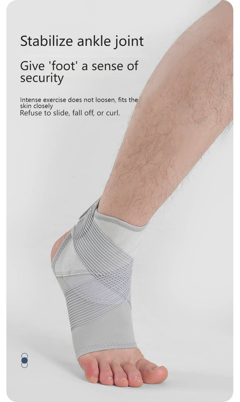 Professional Ankle Brace For Running, Basketball & Tennis – Lightweight Breathable Support With Adjustable Straps For Men & Women_voghion.com