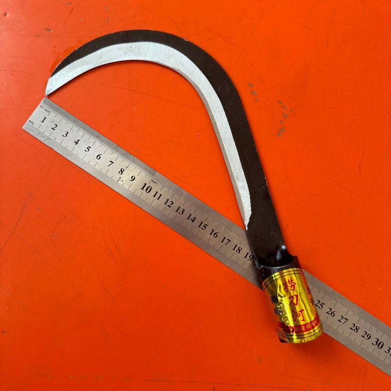 Machete – Lama forgiata di alta qualità per tagliare erba, piante di banana ed erbacce marine (opzioni lama a foglia/curva/seghettata)_voghion.com