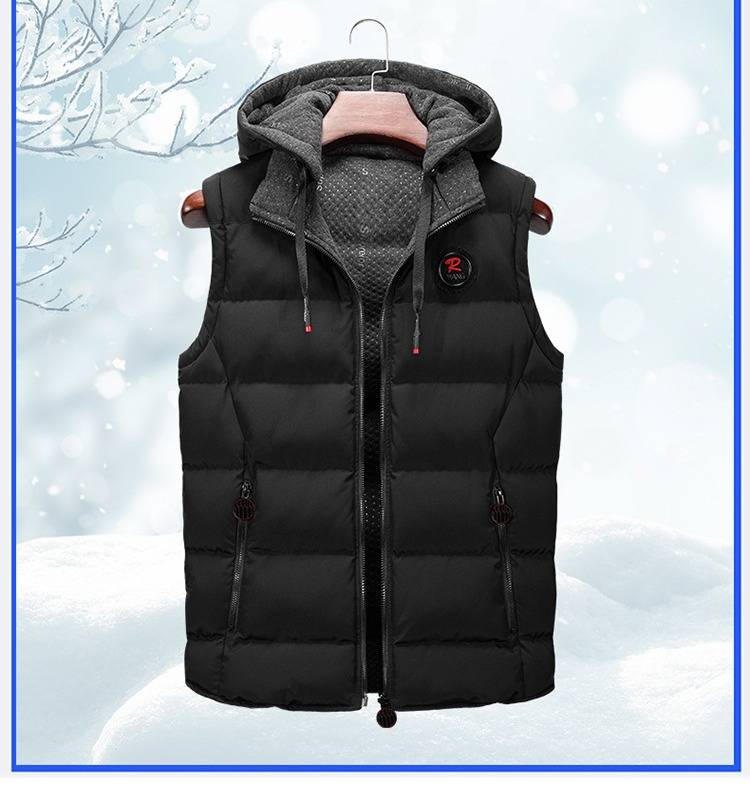 Steppweste für Herren – leichte Thermo-Arbeitskleidung mit Reißverschluss (Armeegrün/Marineblau/Schwarz, L-XXXL)_voghion.com