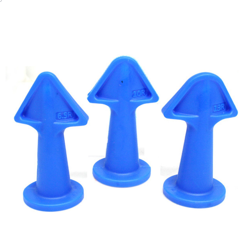 Professionele kitset met 5 stuks - Precisiespuitmond, schraper en wisser voor naadloze doe-het-zelfprojecten (zwart/blauw/geel)_voghion.com