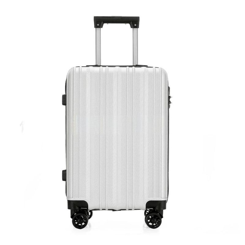Durable ABS Carry-On Luggage With 360° Silent Spinner Wheels, Lightweight Travel Suitcase For Men And Women, 20 Inch Cabin Size In Multiple Colors_voghion.com