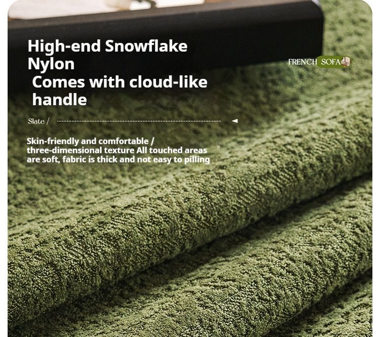 Chenille-Sofakissenbezug – Hochwertiges, rutschfestes Einteiler-Design (Vintage-Grün, Creme, Beige und mehr)_voghion.com