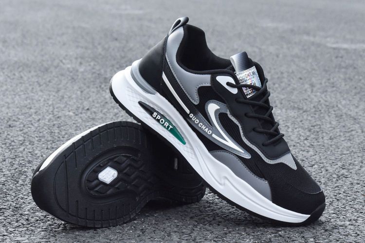 Chaussures de course décontractées et respirantes en maille pour hommes, nouvelle collection printemps-été 2024_voghion.com