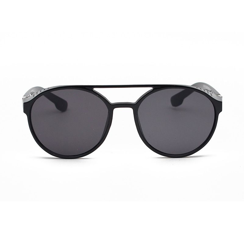 Tendencia de moda nuevas gafas de sol retro redondas steampunk_voghion.com