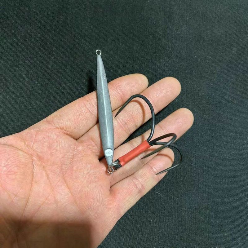 Blade Scale Casting Large Lure Fishing Gear Full Set Spear Hook Slim Long Iron Plate_voghion.com