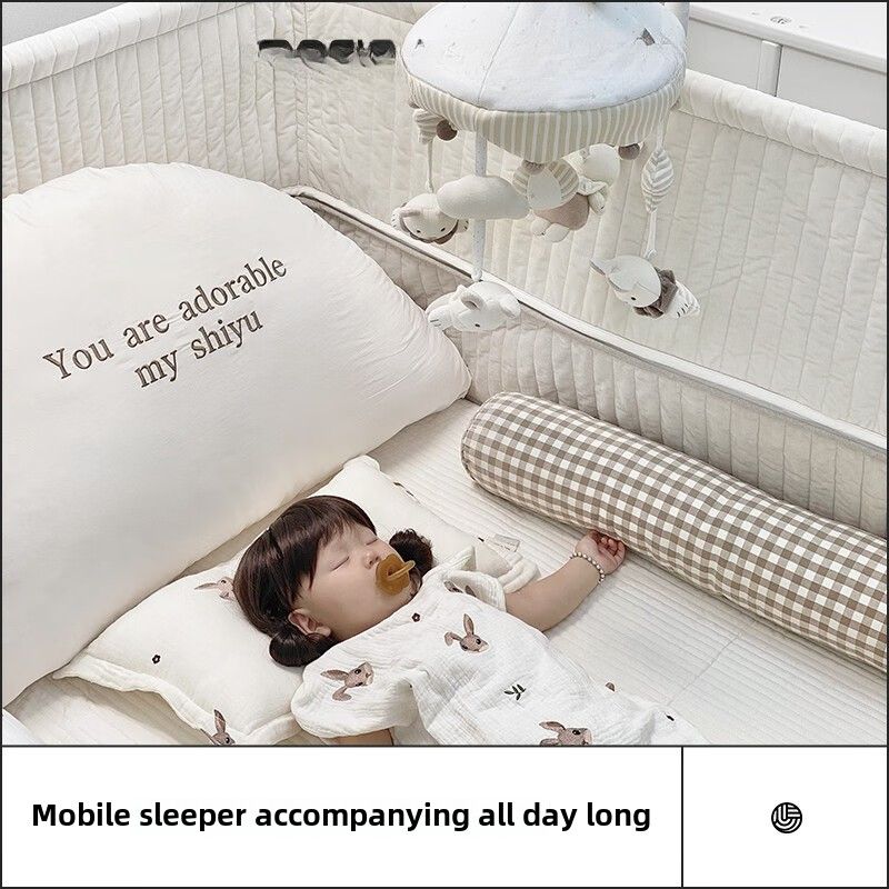 Cloche de lit pour bébé, musique de chevet, hochet rotatif, pendentif de lit, jouet pour nouveau-né, tissu suspendu_voghion.com