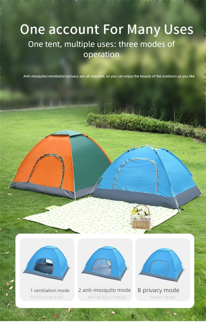 Koala Automatic Setup Instant Open Storage Convenient Foldable Outdoor Camping Folding Tent_voghion.com