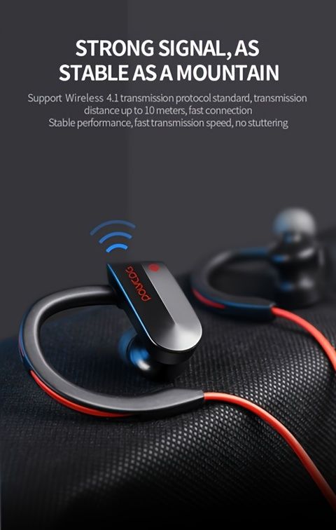 Căști sport wireless, standby extra lung, alegere alergare, alpinism, sporturi în aer liber, apeluri de jocuri, filme, sunet puternic_voghion.com