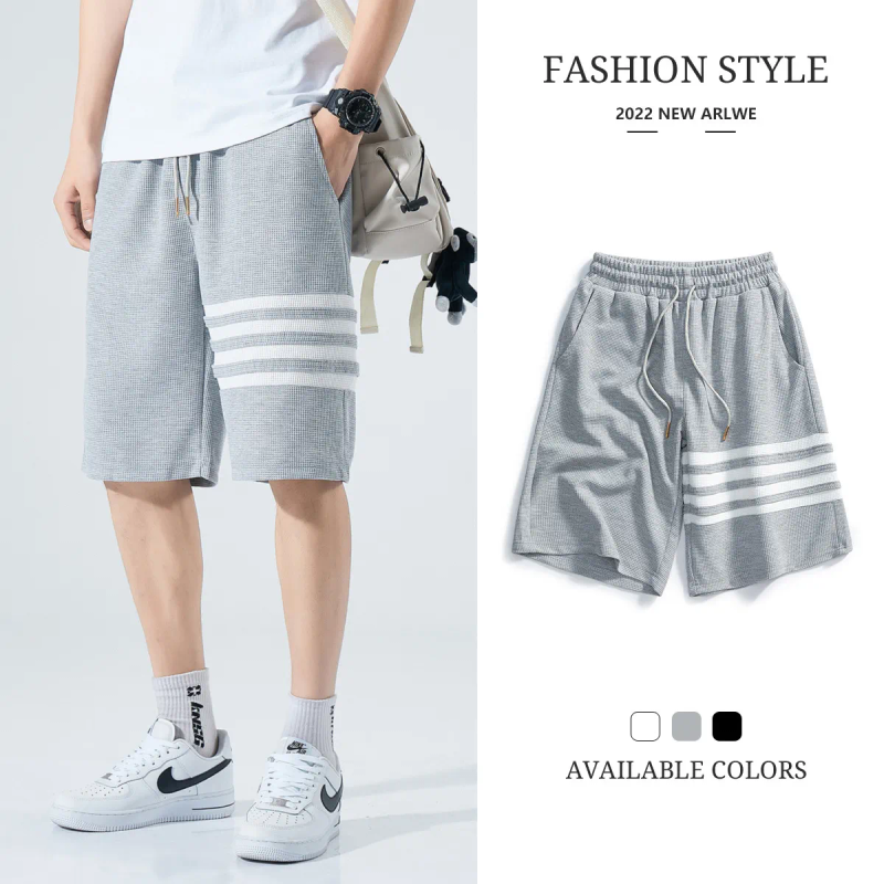 Shorts Designer für Männer Sommermode Mesh Shorts Polyester Fast Dry Waffel Plaid Streetwears Strandkleidung Einfach_voghion.com