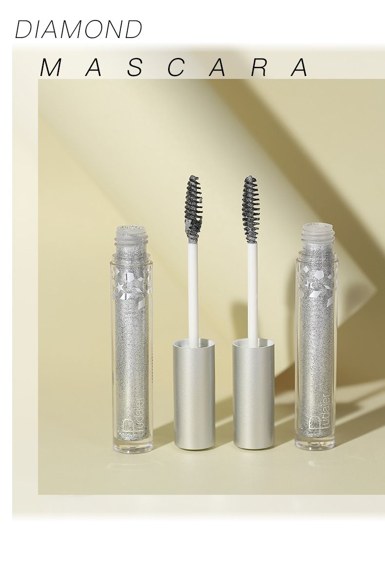 Pudaier Stage Makeup Mascara per ciglia Shiny Pearl Sparkling Diamond Senza profumo Dimensioni normali per tutti i tipi di pelle_voghion.com