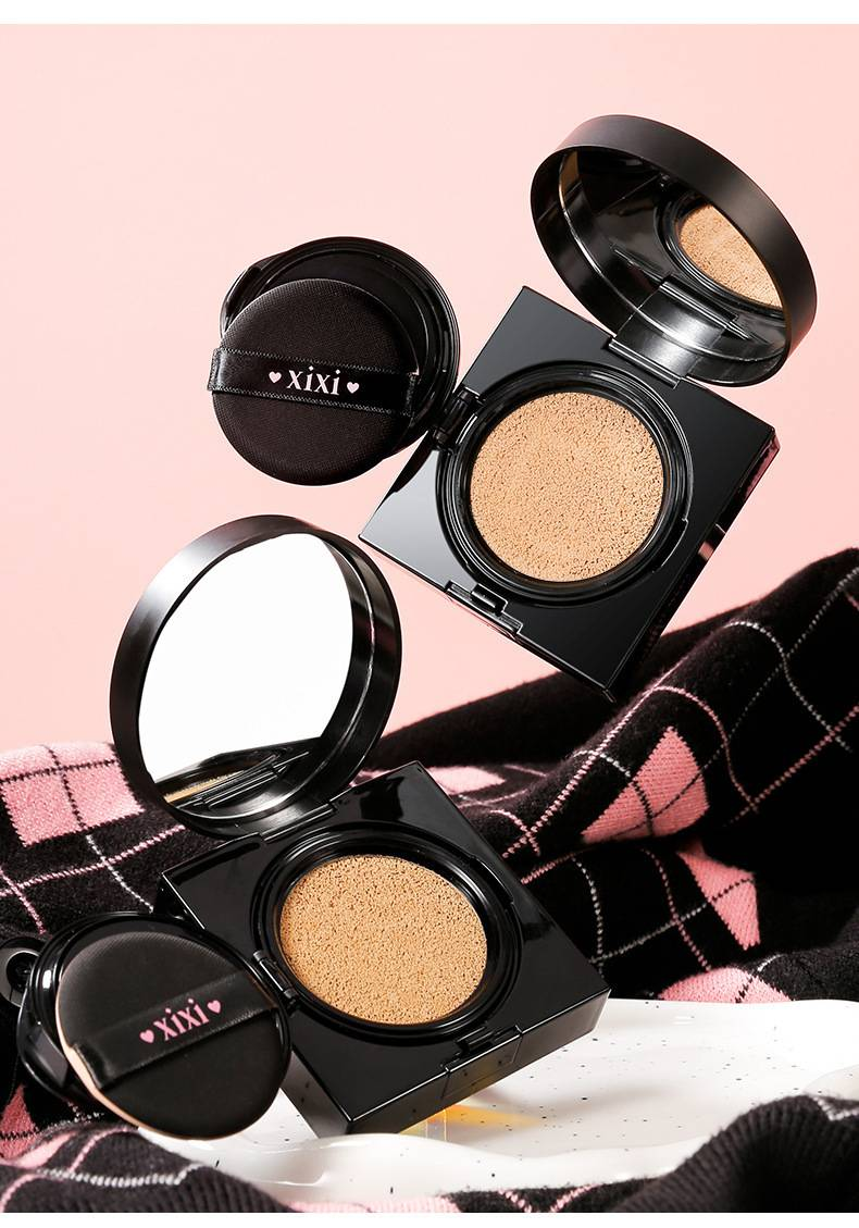 Puder Yano Oil Control Air Cushion Puder Zartes und glänzendes Kleid mit Concealer Clear False Plain mit Ersatzset_voghion.com