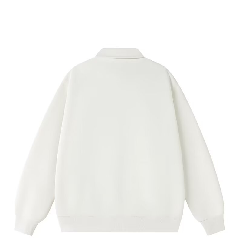 Herrenbekleidung Polo Langarmshirt Herren Herbst Ins Trend Basic Pullover Casual Revers Jacke_voghion.com