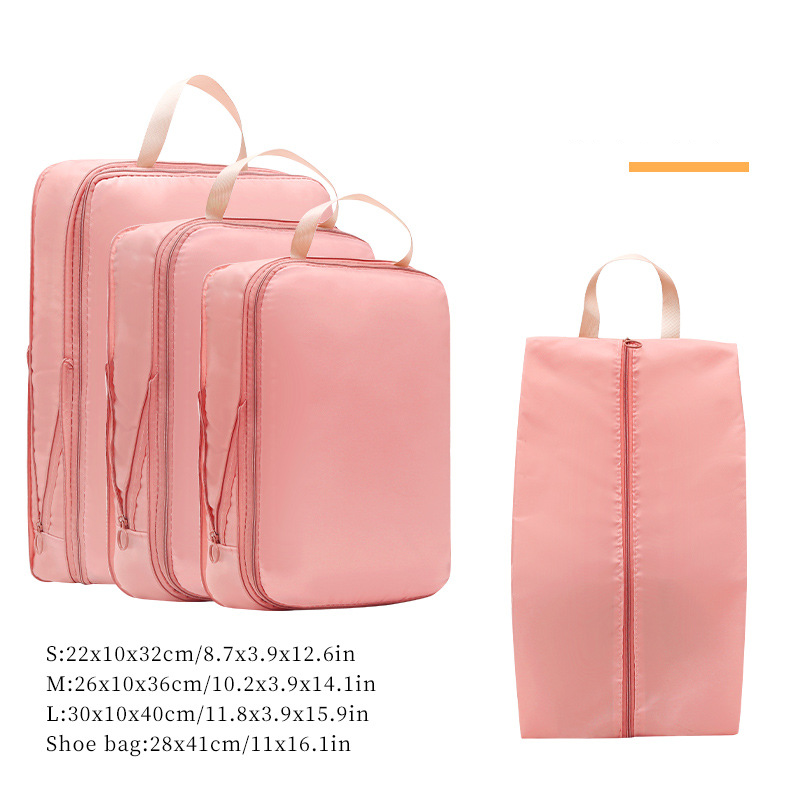7-Piece Travel Organizer Set - Waterproof Cosmetic & Underwear Storage Bags For Luggage Foldable Laundry Pouches With Hanging Hook_voghion.com