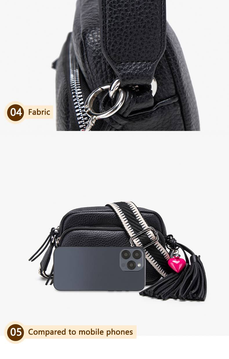 Women's Small Crossbody, Multi-Compartment Mobile Phone Wallet With Adjustable Shoulder Strap_voghion.com
