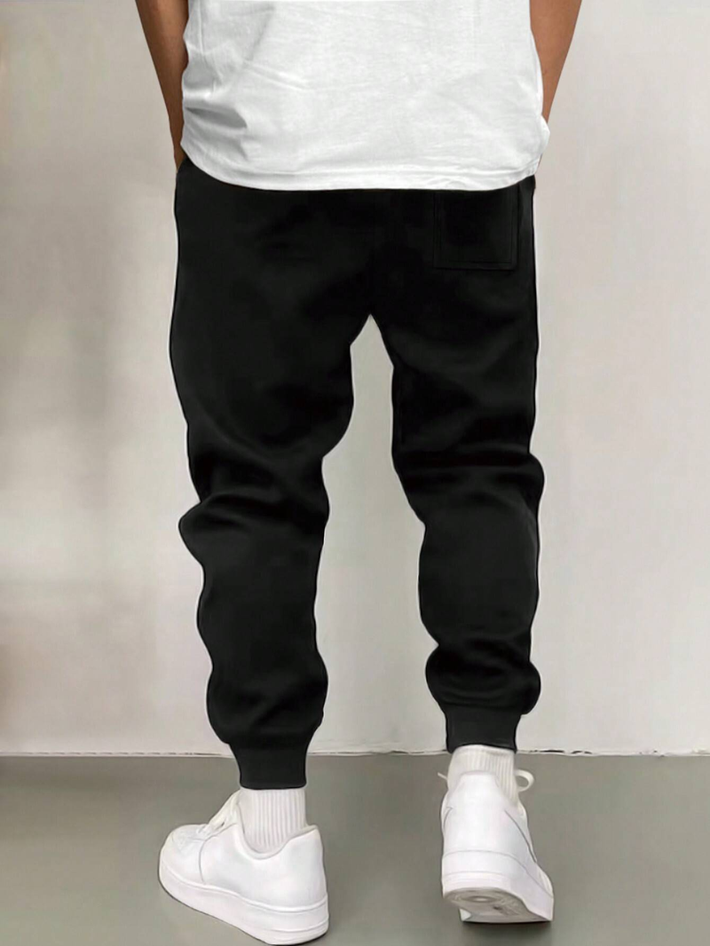 Men's Loose Fit Joggers – Stretchy Waistband & Elastic Cuff Casual Sport Pants For Gym & Lounge_voghion.com