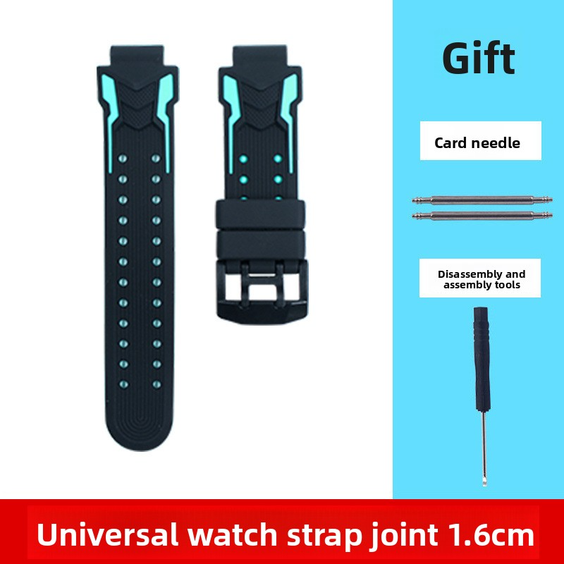 Universal Silicone Watch Bands For Kids – Soft, Adjustable Replacement Straps (12mm Flat Connector) – Pink & Blue Options_voghion.com