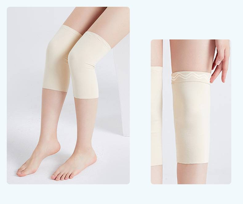 Thermo-Kniewärmer mit rutschfestem Griff – Deluxe-Kniemanschetten mit Fleecefutter für Männer und Frauen – Linderung von Arthritis und kaltem Wetter_voghion.com