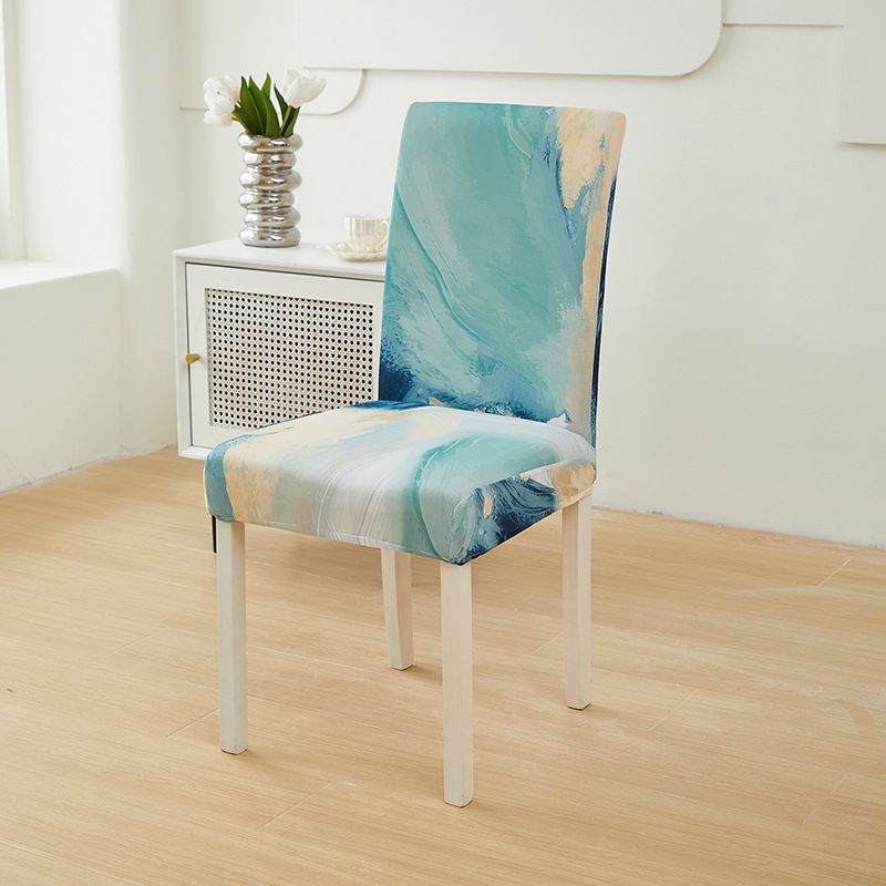 Coprisedia elastici a copertura totale – Coprisedia da pranzo in poliestere e spandex con stampe eleganti, vestibilità universale per uso domestico e commerciale_voghion.com