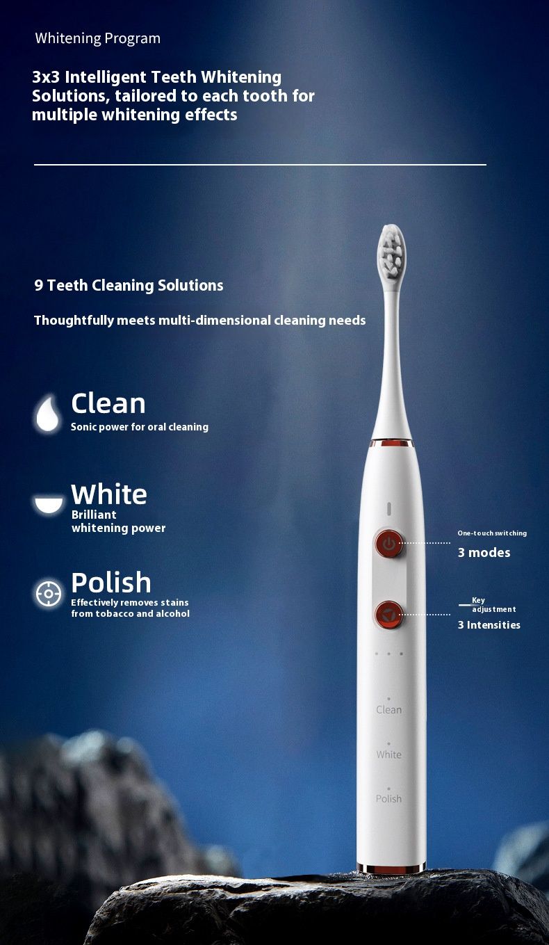 Paar-Set mit elektrischer Schallzahnbürste – 9 intelligente Modi, Magnetschwebemotor, langlebiger 2000-mAh-Akku, IPX7-wasserdicht, UV-Selbstreinigung_voghion.com