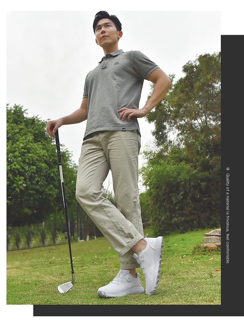 Golf Shoes For Men And Women With Waterproof Rotating Buttons, Couple's Golf Shoes, Casual Sports Shoes_voghion.com