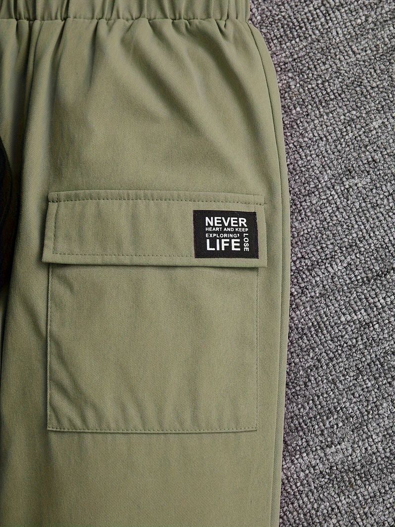Kids’ Clothing INS Girls Fashion Overalls Fleece Ribbed Warm Embroidered Tops Casual Trousers Suit_voghion.com