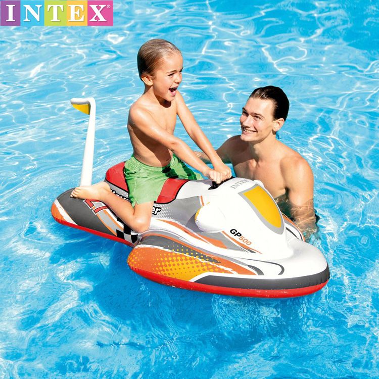 INTEX Ride-On Inflatable Toy Children's Pool Animal Float Water Play_voghion.com