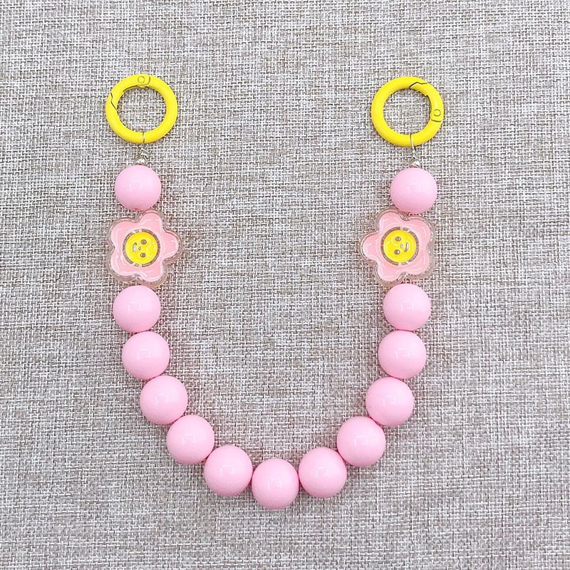Accessori per gioielli fai da te con manipolo a goccia di olio color caramella, catena anti-camminamento con perline fatta a mano_voghion.com