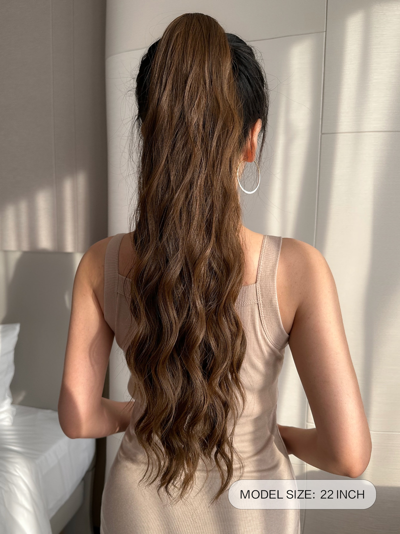 Artiglio per estensione coda di cavallo 22-24 pollici Clip dritta ondulata riccia in parrucchino Un pezzo A Jaw Long Pony per donna blu con_voghion.com