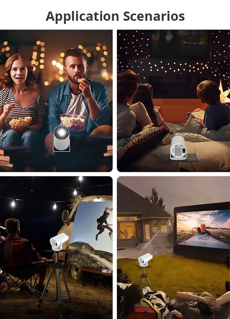 Proiettore Cannon 1030P Ufficio Camera da letto Proiezione Home 4K Cinema 120 Lumen HT5_voghion.com