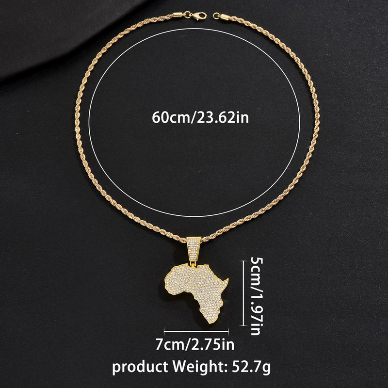 Personalisierte voller Diamant-Kartenanhänger für Männer kubanische Kette Halskette Hip Hop trendige Halskette alle Spiel Net Promi Halskette_voghion.com