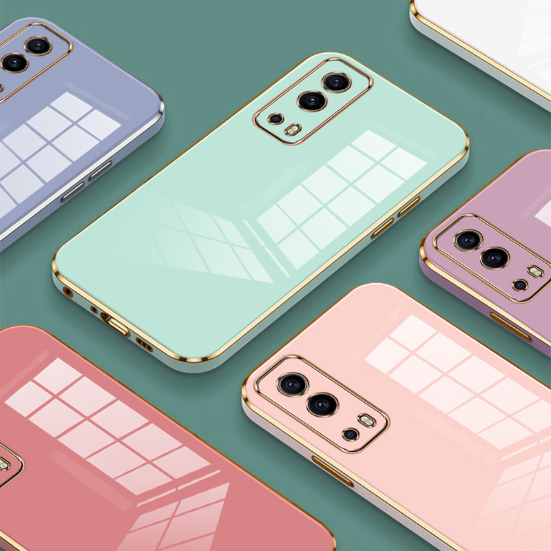 For vivo Y72 5G Case Luxury Square Plating Vivo Y52 5G Phone Case vivo Y75S Y72 Y52 ShockProof Silicone V2041 v2053 Back Cover_voghion.com