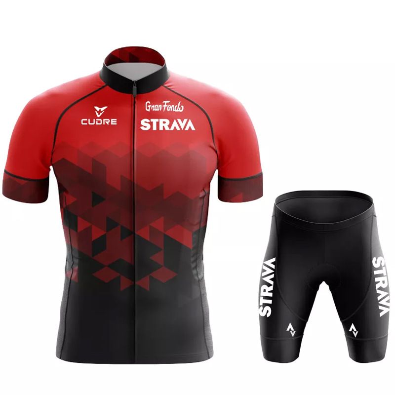 2024 Suit Strava Tour De France Short Sleeved Set For Mountain Cycling Events_voghion.com