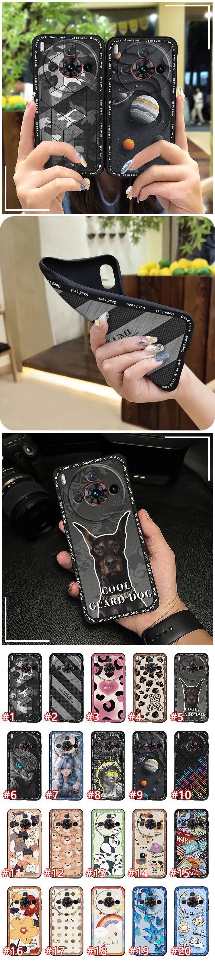 TechGlobe compatibile con ZTE Nubia Z60S Pro Custodia per telefono antipolvere semplice alla moda con personalità anime, copertura completa dei bordi_voghion.com