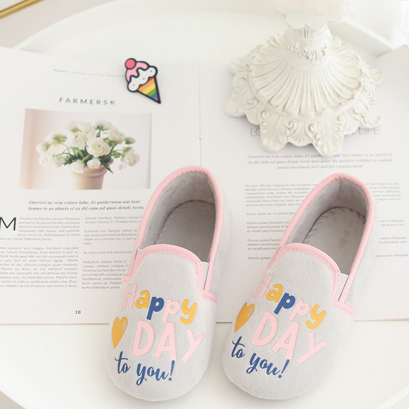 Spring & Fall K-style Anti-Slip Heel Indoor Girls' Slipper_voghion.com