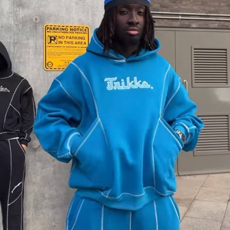 Meeste riided Uus talvine meeste tänavahip hop vaba vabaaja sporditrend 2024 kapuutsiga dressipluus_voghion.com
